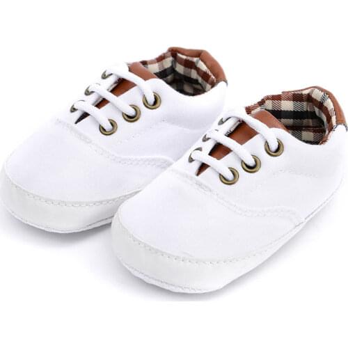 Newborn Baby Boys Girls Soft Sole Crib Shoes Cute Boots Anti-slip Sneakers 0-18M