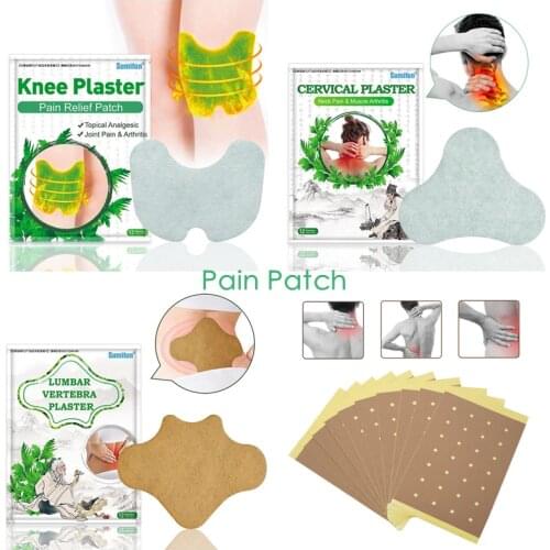 Sumifun Herbal Plaster Wormwood Lumbar Spine Knee Medical Sticker Cervical Pain Relieving Patch Joint Rheumatoid Arthritis Patch