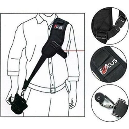 High Quality Focus F-1 Quick Carry Speed Sling soft DSLR Sling For Camera Strap Black Belt Neck Shoulder R6M2