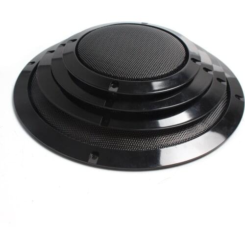 2PCS 5 INCH 6.5 INCH 8 INCH 10 INCH Speaker Grill Mesh Black Replacement Round Speaker Protective Mesh DIY Speaker Accessories