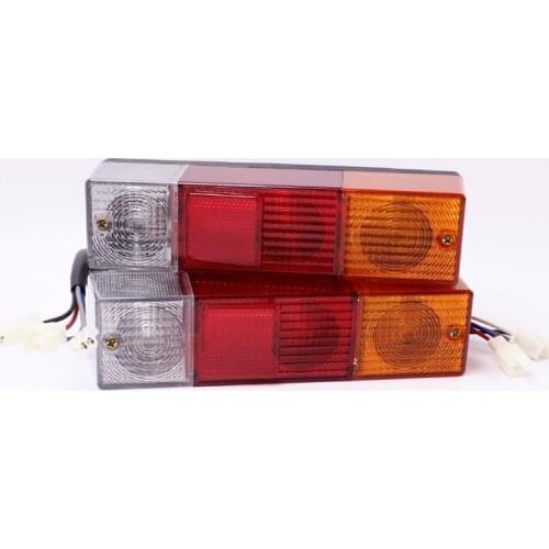 Forklift turn signal Reverse brake light day working light Fork truck trailer Boat tractor RV Van Rear tail light 12v 24v Pair