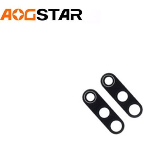 2pcs 100% New Retail Back Rear Camera Lens Camera Cover Glass With Adhesives For Xiaomi Redmi hongmi Note8pro Note 8pro