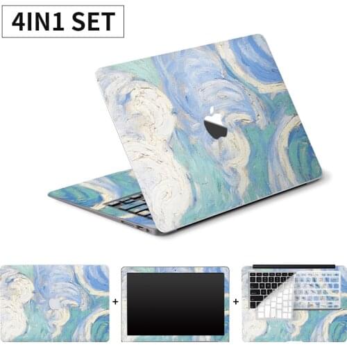 Laptop Keyboard Cover Protector Skin for macbook air 13 pro 15 inch waterproof Silicone Color protective film computer sticker
