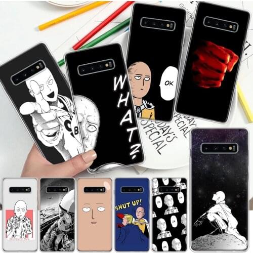 One Punch Man Anime Phone Case For Samsung Galaxy A51 A71 A70 A50 A40 A30 A21 A20E A10S A41 A01 A6 A7 A8 A9 Plus + Soft Cover Co