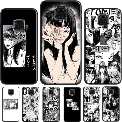 Tomie Anime Junji Ito Case For Xiaomi Redmi Note 8 9 Pro Note 9S 8T 9 9C 9A 9T Cover For Redmi Note 10 Pro Shell