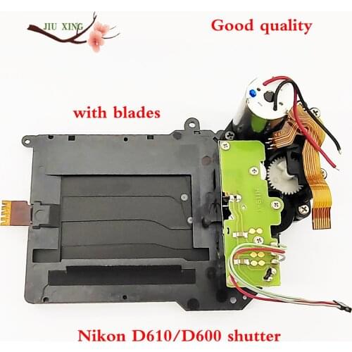 90-95%NEW For Nikon D610 Shutter Unit with Blade Curtain Motor Assembly For Nikon D600 Camera Repair Spare Part