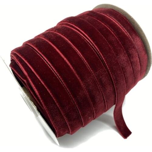 5Yards 6/10/15/20/25mm Velvet Ribbon Wedding Party Decoration Handmade Ribbon Gift Hair Bowknot DIY Christmas Ribbon #S21s11