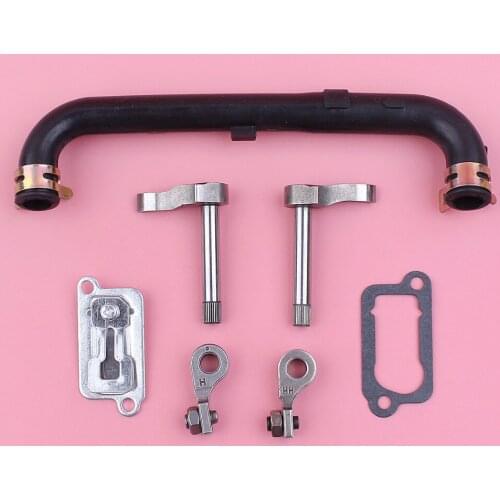Oil Hose Tube Outlet Valve Plate Assy Valve Lifter Rocker Arm Set For Honda GX35 4 Stroke Small Engine Motor Spare Part
