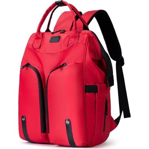 2021 New Nappy Backpack Bag Mummy Large Capacity Bag Mom Baby Multi-function Waterproof Outdoor Travel Diaper Bags for Baby Care