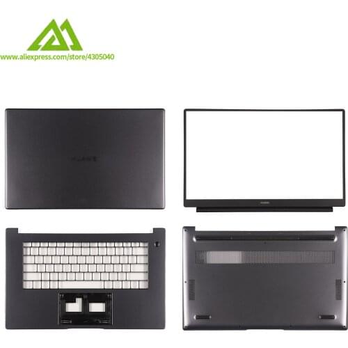 New Original LCD Back Cover/LCD Front Bezel/Palmrest Cover/Bottom Cover For Huawei Matebook D15 Boh-WAQ9L Boh-WAQ9HNL
