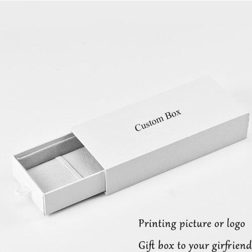 New Design White Paper Box Custom Design Print Your Own Logo Gift Box Case Customized Watch Packing Box