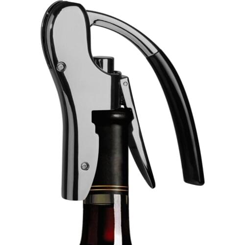 New Arrival Household Necessary Fine Birthday Gift Pull Rabbit Semi Automatic Zinc Alloy Material Wine Opener