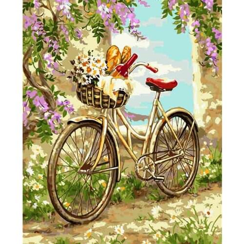 Fields And Gardens Acryl Tekenpapier Olieverfschilderij Nummers Voor Volwassenen Home Decoratie Gift 40X50cm Paint By Number