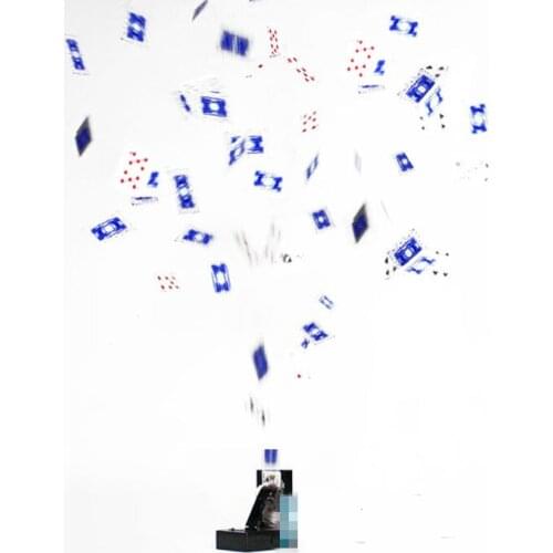 Remote control card spraying device flying card device stage magic props spray card machine magician shooting card device