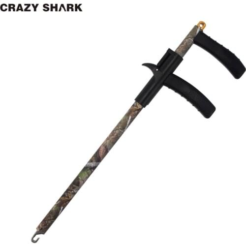 CrazyShark Aluminum Hook Remover 13.6in/345mm Camouflage Hook Detacher Portable Fishing Lure Remover Decoupling Good For Fishing