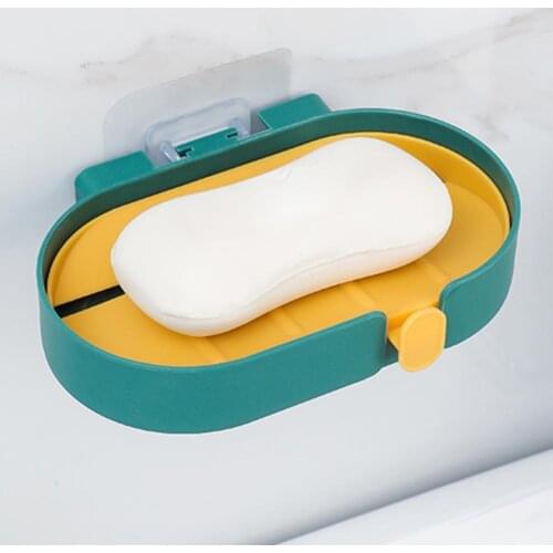 Soap Holder Detachable Double Layer Lightweight Double Layer Draining Soap Tray for Home