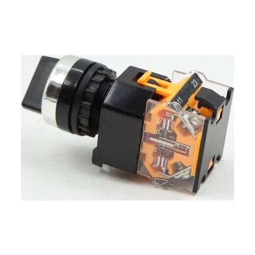 Silver Contact! Rotary Push Button Switch LA38-11X2 LA38-20X3 Selection Swtich