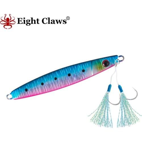 21g Eight Claws Metal Micro Jig Fishing Lead Jigs Glow Fishing Baits Hard Jigging Lures With Hooks Top Quality Fishing Tackles