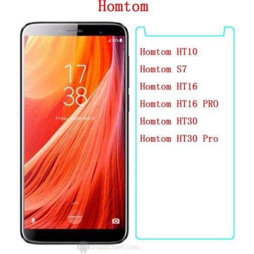 Premium Tempered Glass For Homtom S7 HT10 Screen Protector 9H Toughened Protective Film Protective FOR Homtom HT16 HT30 Pro