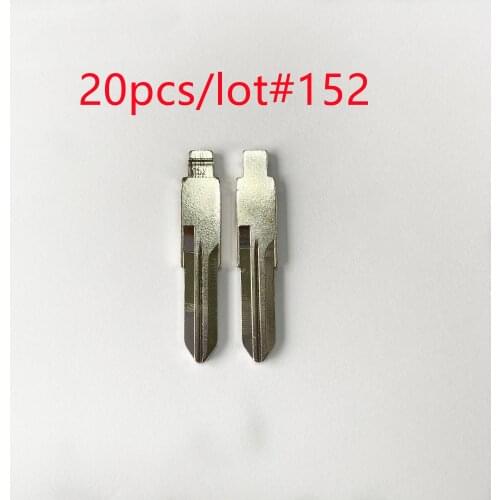 20pcs/lot Remote Key Blade KD VVDI Uncut Flip Blank LISHI VAC102 #152 For Renault Megan Dacia Clio Duster Replacement part