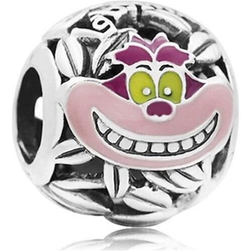 1Pcs New Cute Clown Pendant DIY Beads Suitable for Original Pandora Charm Bracelet Ladies Jewelry Making Gifts