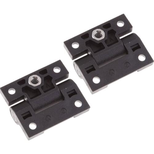 2x Marine Gate Door Hinge - Adjustable Tension Torque Position Control Hinges Replaces for Southco E6-10-301-20 (Black)