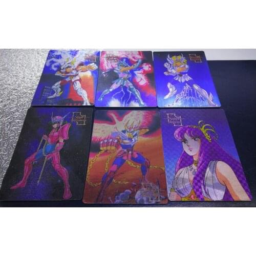 6pcs/set Saint Seiya Childhood Memories Toys Hobbies Hobby Collectibles Game Collection Anime Cards
