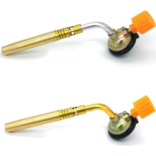 Butane Burner Welding Gas Torch Flame Gun Brazing Flamethrower Outdoor Camping BBQ Portable Soldering Heat Gun Welding Equipment