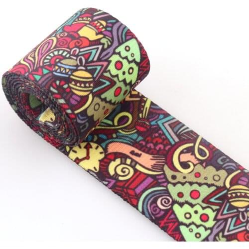 Colorful Webbing heavy weight Stripe Webbing Soft Ribbon Fashion Purse Strap Belt Strap Ethnic Webbing for camera Strap