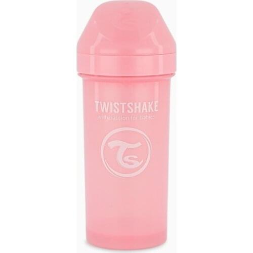 TWISTSHAKE KID CUP PASTEL ROSA 360 ML 12+M