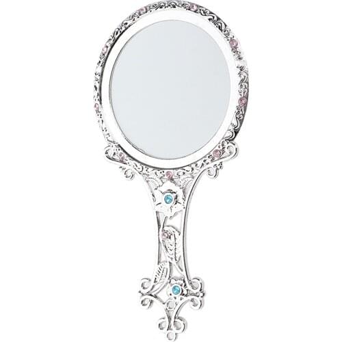 Personalised Portable Antique -Size Hand Mirror Makeup Beauty Cosmetic