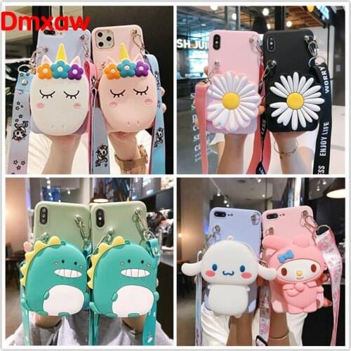 Carton Wallet Unicorn Case For OPPO A94 A95 A93 A55 A74 5G A74 A54 4G Realme C21 C20 8 Pro Q3 Reno 5Z 5f 5 Lite Pro Flower Cover