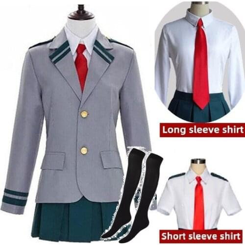 5pcs Boku no Hero Academia My Hero Academia Uniform Midoriya Izuku Bakugou Katsuki Ochaco Uraraka Shoto Todoroki Cosplay Costume