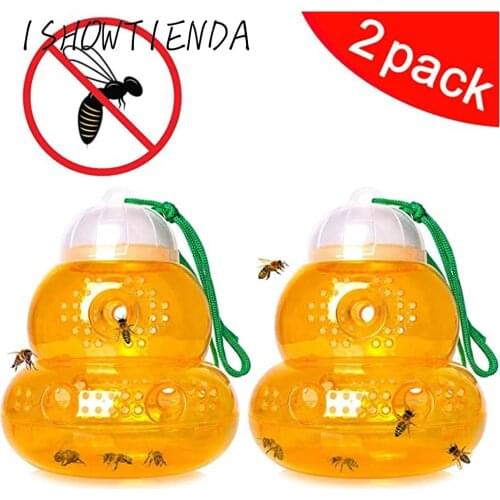 2pc Wasp Fly Flies Insects Hanging Trap Non-toxic Chemical Insect Mosquito Harmless Flycatcher Insect Accessories