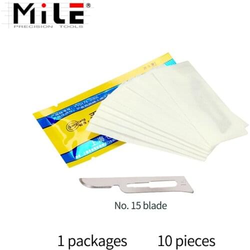 Mile Stainless Steel Scalpel No.9 Knife Handle with No.11 and No.15 Blade Animal Operation Scalpel Knife Cutters