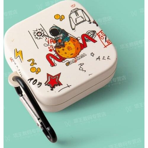 Cute Astronaut Headset case for Xiaomi Air2 SE Bluetooth Earphones case Silicone Protection For Xiaomi Air2 SE