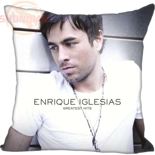 New Enrique Iglesias Pillowcase Wedding Decorative Pillow Case Customize Gift For Pillow Cover 35X35cm,40X40cm(One Sides)