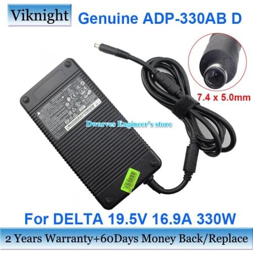 Genuine ADP-330AB D 19.5V 16.9A 330W AC Adapter Charger For Dell ALIENWARE R1 M11X M13 M17 M18 Y90RR XM3C3 0XM3C3 ADP-330AB B