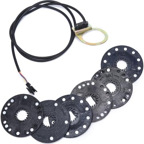 Easy to Install Electric Bicycle Pedal 12 Magnets E-bike PAS System Assistant Sensor Speed Sensor Black Color