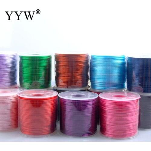 50m 1.5MM Polyamide Cord Nylon Thread Cord Plastic String Strap DIY Rope Beading Bracelet Braided Making Jewelry Accessories
