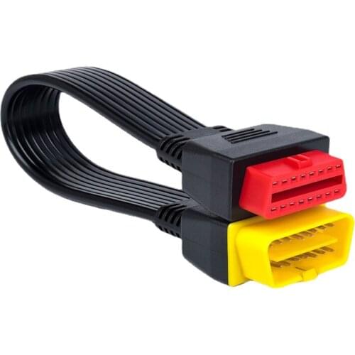 Universal OBDII Extension Cable OBD 16PIN Male To Female Dual Connector Diagnostic Scanner for Launch X431 V//PRO/Easydiag