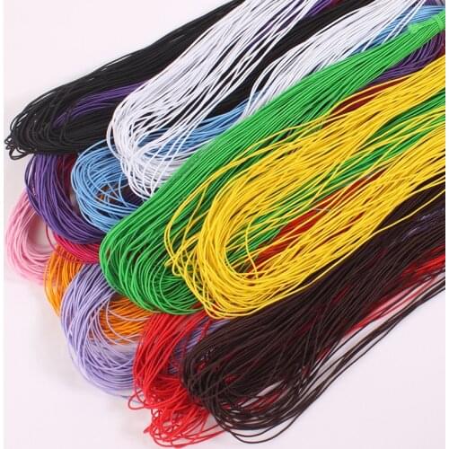 13Yard 0.8mm Colorful Stretchy Round Elastic Band Rope Rubber String Line Beading Bead Cord DIY Jewelry Making Bracelet Necklace