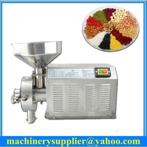 Cereal grain milling machine table type commercial food milling machine dry food powder grinding machine