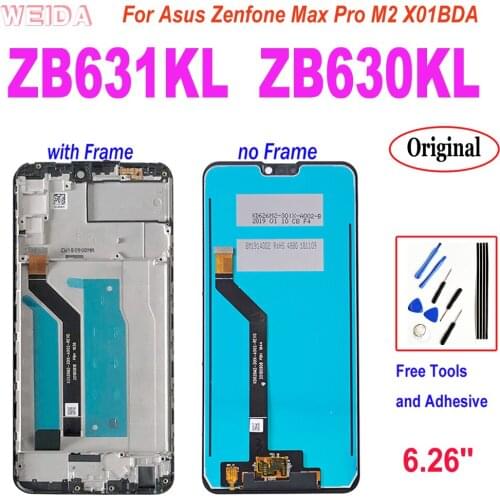 Original For Asus Zenfone Max Pro M2 ZB631KL ZB630KL X01BDA LCD Display Touch Screen Digitizer Assembly LCD Replacement Parts