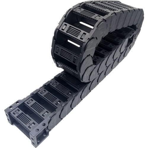 1 Meter D20x60mm Plastic Low Noise Drag Chain Wire Carrier Cable Open On Both Sides Bridge Type Transmission Free Shipping