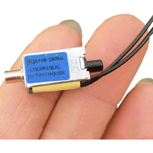 1PC Two-Position Two-way DC 5V Solenoid Valve CJAV08-2B05A1 Normal Closed Exhaust Air Valve Small Electric Control Valve