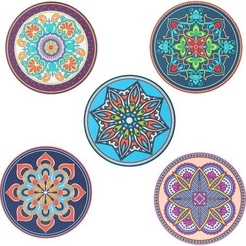 1Pc Silicone Coaster Heat-Resistant Cup Mug Pad Coffee Tea Hot Drink Pot Holder Table Mats Placemat Kitchen Decorations