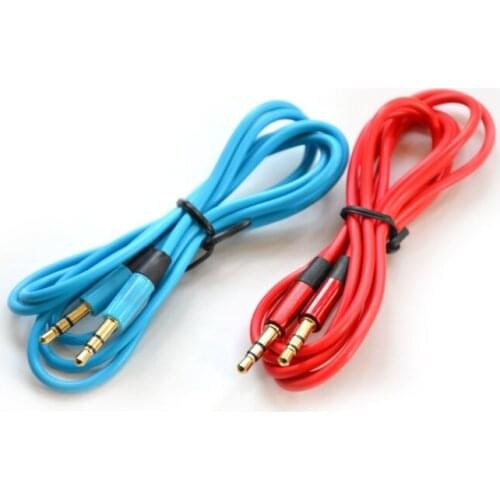 Hot Sale 3.5 mm Jack Male to Male Extension Audio Stereo Cable Cord For headphone mp3 mp4 2000pcs