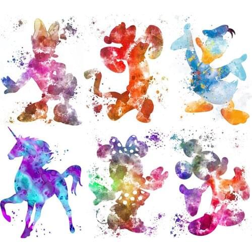 Disney Diamond Painting 5D DIY Mickey Silhouette Series Cartoon Sticker Diamond Embroidery Home Decoration Can Be Customized