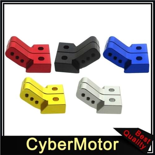 CNC Aluminum Ajustable FootPeg Extender Riser Bracket For Pit Dirt Bike Motard